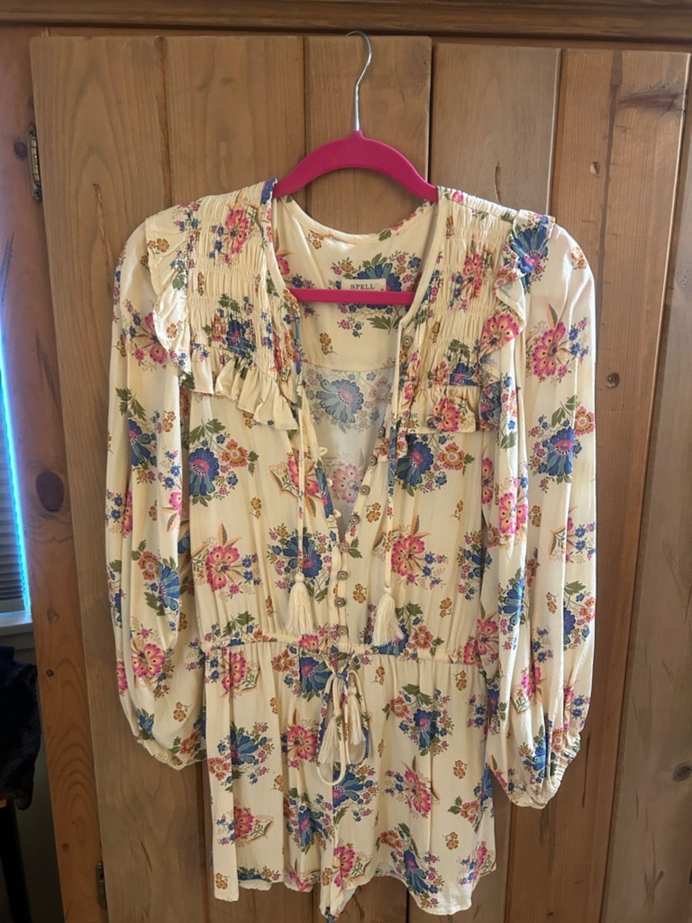 NWOT Spell and the Gypsy Collective Free People Solstice Floral Romper